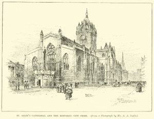 St Giles Kathedraal en het gerestaureerde Stadsplein