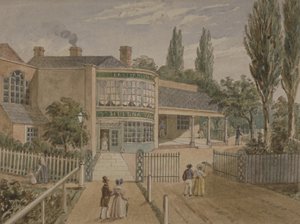 St Helena theetuinen, Lower Road, Rotherhithe, c.1860 door English School