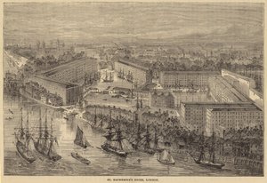 St Katherines Docks, Londen door English School
