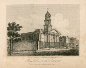 St Marylebone Kerk, Londen door English School