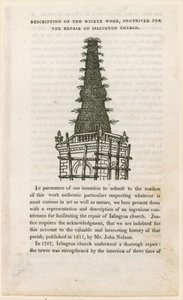 St Marys Church, Islington (oude kerk), Vlechtwerk steiger door English School