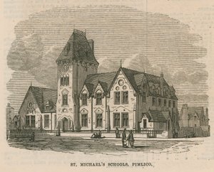 St. Michaels Kerk in Pimlico door English School