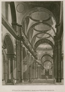 St Pauls Kathedraal Londen, vanaf de westelijke ingang door English School