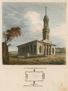 St. Petruskerk, Newington door English School