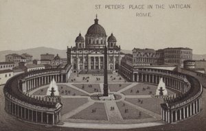 Sint-Pietersplein, Vaticaanstad, Rome, Italië door English School