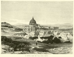Sint-Pieter, vanaf de Villa Doria Pamfili