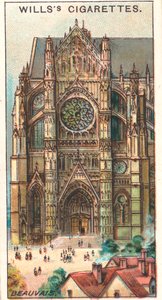 Kathedraal Saint-Pierre, Beauvais (kleurenlitho) door English School