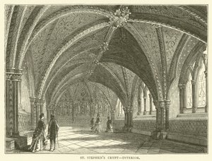 Crypt van St. Stephen, interieur door English School