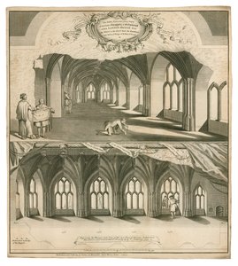 St Thomass Kapel op Oude London Bridge door English School