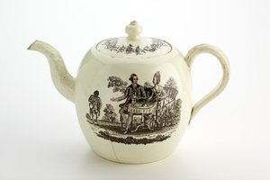 Staffordshire Wedgwood theepot, ca. 1775-85 door English School