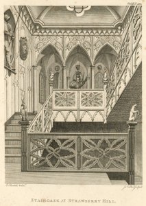 Trap in Strawberry Hill, Twickenham, Londen door English School