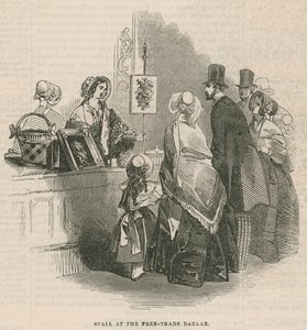 Kraam op de Vrijhandelsbazaar in Covent Garden, Londen