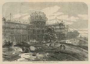 Staat van het gebouw voor het Paleis in Alexandra Park
