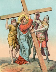 Station II Christus neemt het kruis op zijn schouder