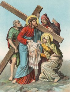Station VI Veronica presenteert een zakdoek aan Christus
