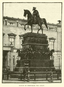 Standbeeld van Frederik de Grote door English School