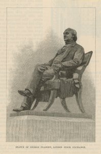 Standbeeld van George Peabody