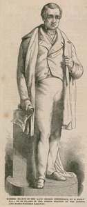 Standbeeld van George Stephenson door English School
