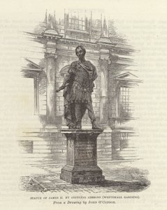 Standbeeld van James II door Grinling Gibbons door English School