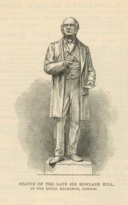 Standbeeld van wijlen Sir Rowland Hill