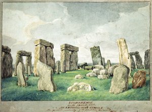Stonehenge in zijn Huidige Staat, een Anpedilunische Tempel, 1821