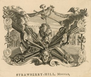 Strawberry Hill, Londen, 1760 door English School