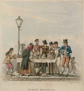Straatontbijt; cartoon