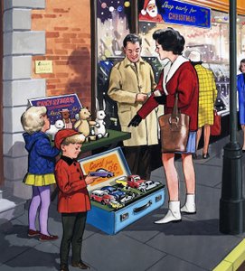 Straatventer door English School