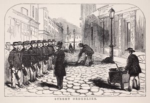 Straatordelijken, illustratie uit London Labour and London Poor door Henry Mayhew, pub. 1862