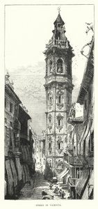 Straat in Valencia