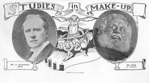 Studies in Make-Up, illustratie uit The King, 1 juni 1901 door English School