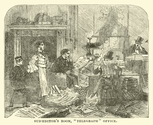 Sub-redactiekamer, Telegraafkantoor door English School