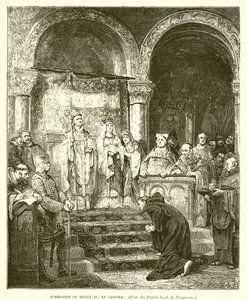 Onderwerping van Hendrik IV in Canossa