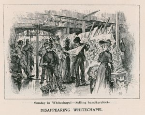 Zondag in Whitechapel - zakdoeken verkopen