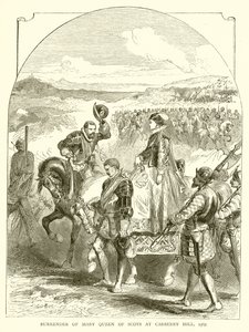Overgave van Mary Queen of Scots bij Carberry Hill, 1567 door English School