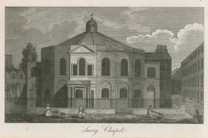 Surrey Chapel, Blackfriars Road, Southwark (Rowland Hills Chapel) door English School