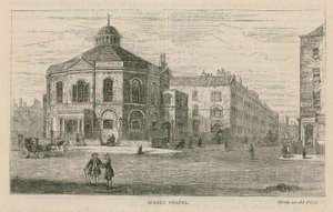 Surrey Chapel, Blackfriars Road, Southwark (Rowland Hills Chapel) door English School