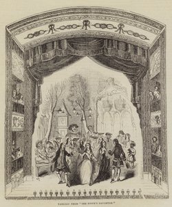 Tableau uit "De dochter van de vrek" door English School