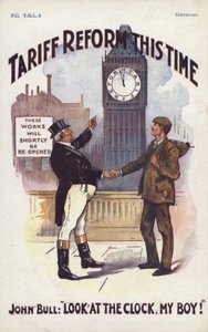 Tariefhervorming deze keer (kleurenlitho) door English School