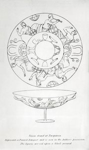 Tazza gevonden in Tarquinia door English School