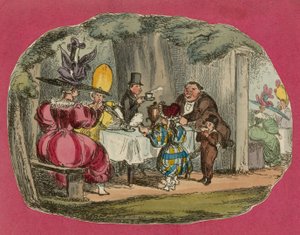 Thee in Vauxhall Gardens door English School