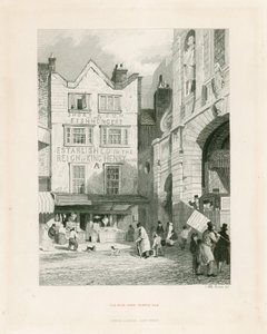 Temple Bar, Londen. Oude Bulk Shop door English School