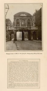 Temple Bar, Londen, Foto genomen in 1878 door English School
