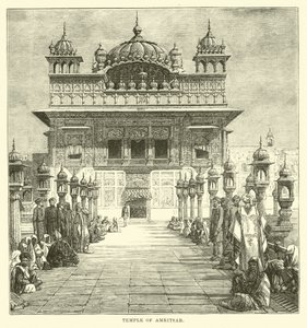Tempel van Amritsar door English School