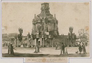 Tempel van Concord opgericht voor de Vrede van 1814
