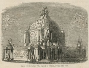 Tempel van Concord in Green Park door English School