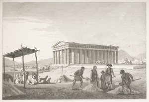 Tempel van Hephaistos op de Akropolis van Athene, uit 