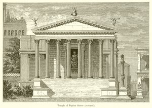 Tempel van Jupiter Stator (gerestaureerd) door English School