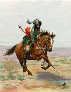 Tent Pegging door English School