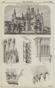 Terra-Cotta Architectuur van Noord-Italië (gravure)